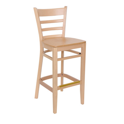Berkeley Ladder Back Barstool Veneer Seat