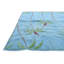 Tapis bleu rectangulaire 5 pi Poe