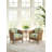 Palm Island Solid Wood Top End Table
