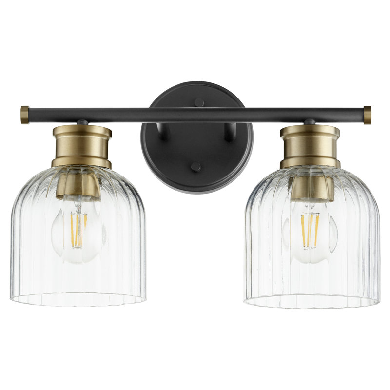 Nerissa 2 - Light Dimmable Vanity Light, Aged Brass