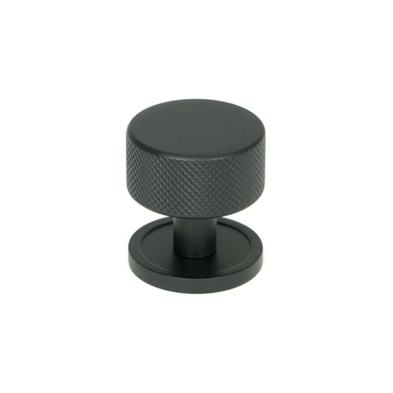 Round Knob, 3 cm, Matt Black