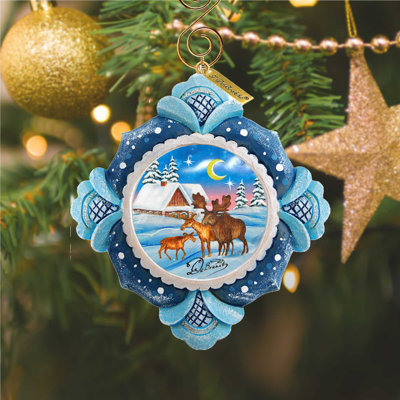 3'' Handmade Holiday Shaped Ornament