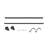 Venlite Adjustable Single Curtain Rod with Globe Ball Finial-1113449627