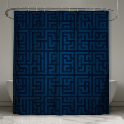 Rideaux de douche Blue Maze