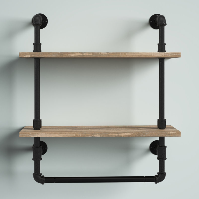 Chagford 2 Tiered Shelf with Towel Bar