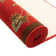 Custom Size Washable Non-Slip Flower Acheson Red Design Low Pile Hallway Runner Rug by Feet