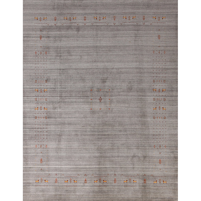 Handmade Gabbeh Style Indian Area Rug 8x10