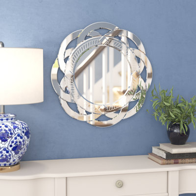 Griswalde Glass Round Mirror