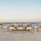 Moline 98.5'' Rectangular 8 - Person Outdoor Dining Set with Cushions