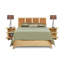 Sarah Solid Wood Bed-20804792-20804794