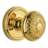 Grandeur Georgetown Rosette Double Dummy with Windsor Door Knob