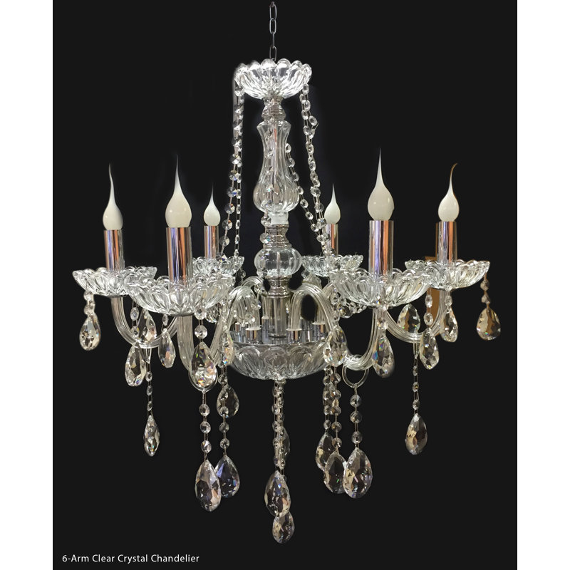 Lustree 6 lumières façon bougie/classique Niall