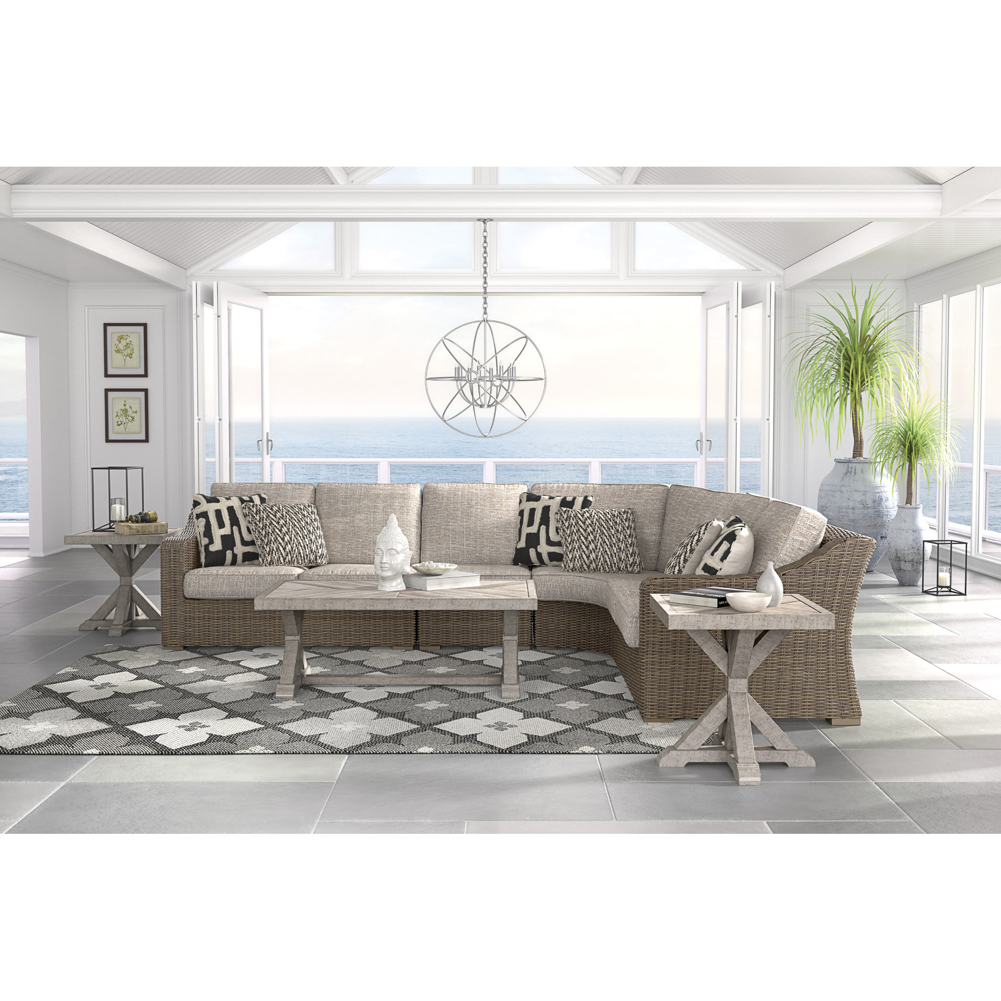 Andi Sectional Seating Group with Cushions
