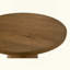 Table d'appoint ronde en bois avec table basse et base piédestal