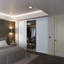 Garde-robe coulissant 4 panneaux en verre laiteux-86309578-86309585-126699343