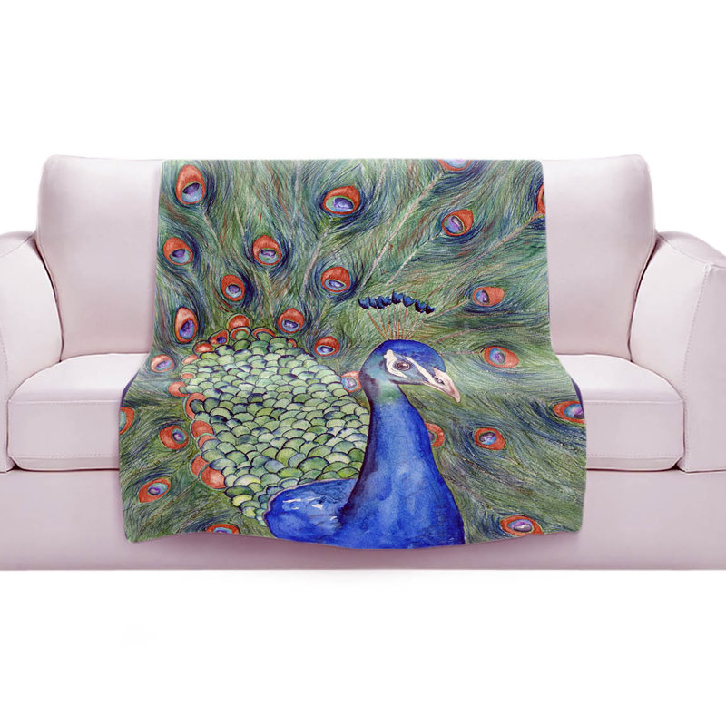Hand Woven Throw Blanket, 51" x 60"