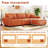 Modular Sectional Sofa With Movable Ottoman