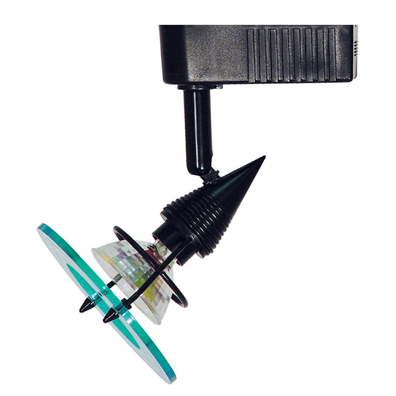 Projecteur sur rail basse tension Cal Lighting MR16, 50 W max., réglable, noir