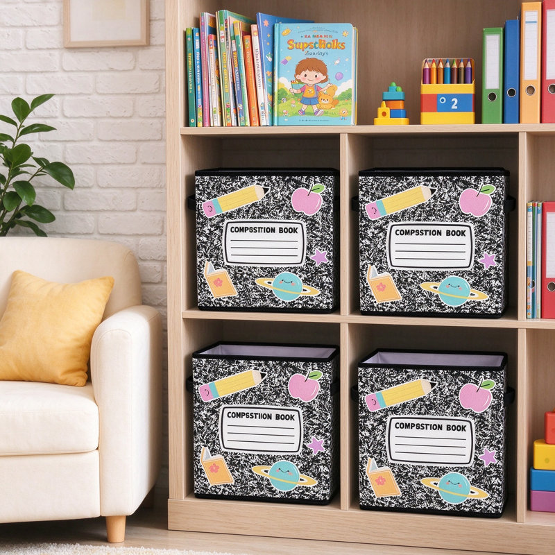 Bacs de rangement en tissu Composition