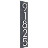 Floating Modern 4" Number Vertical Address Plaque (5 Digits)