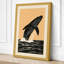 Breaching Whale Coastal - Wrapped Canvas-1830628656-1830628670