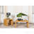 Natural Square End Table