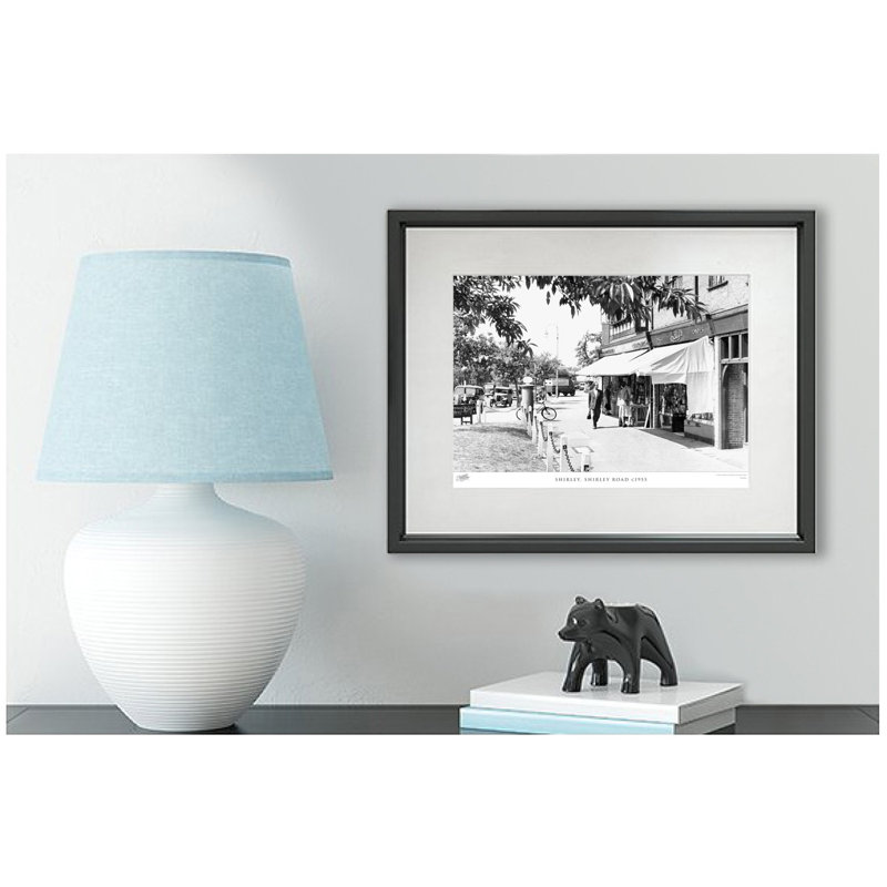 Shirley, Shirley Road C1955 by Francis Frith - Single Picture Frame Print, 40cm H x 50cm W x 2.3cm D