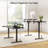 Height Adjustable Standing Desk With Monitor Stand and 2 Adjustable Monitor Shelves-240007710-239104378