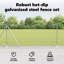 Galvanised Steel Border Fencing-1122933253-1122933262