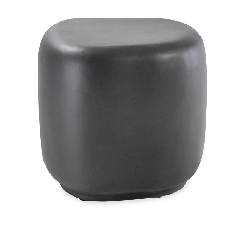 Bazaar Free Form 19'' L x 19'' W Outdoor Side Table, Gray