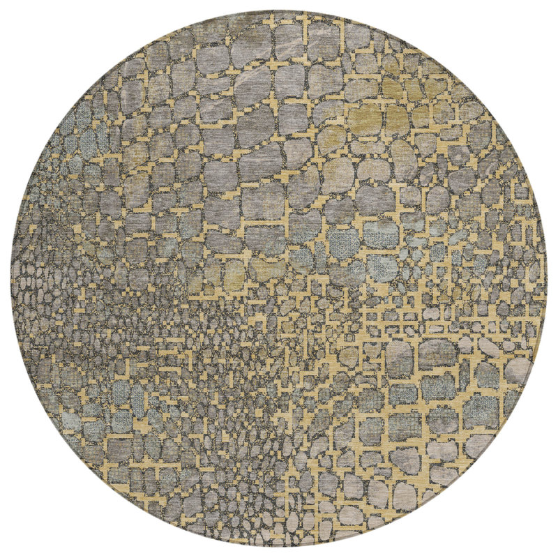 Tapis rond 8 po