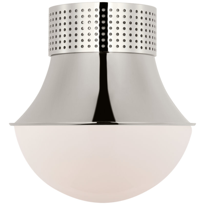 Precision 1 - Light Flush Mount, Polished Nickel