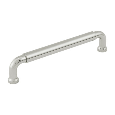 Edgewood Collection Handle Pull - 6-5/16" Center to Center Cabinet Pull Polished Nickel - Transitional Hardware for Drawers & Cabinets