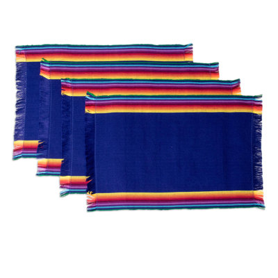Eliza Rectangular Striped Cotton Table Runner