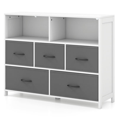 Ettore 5 Drawer Double Dresser
