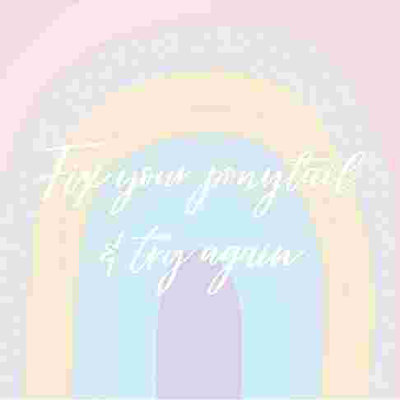 " Fix Your Ponytail " by Imperfect Dust