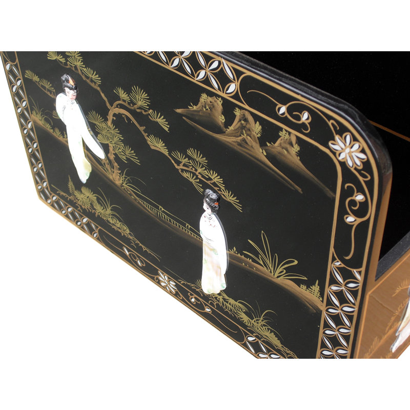 Mother Of Pearl Magazine Rack