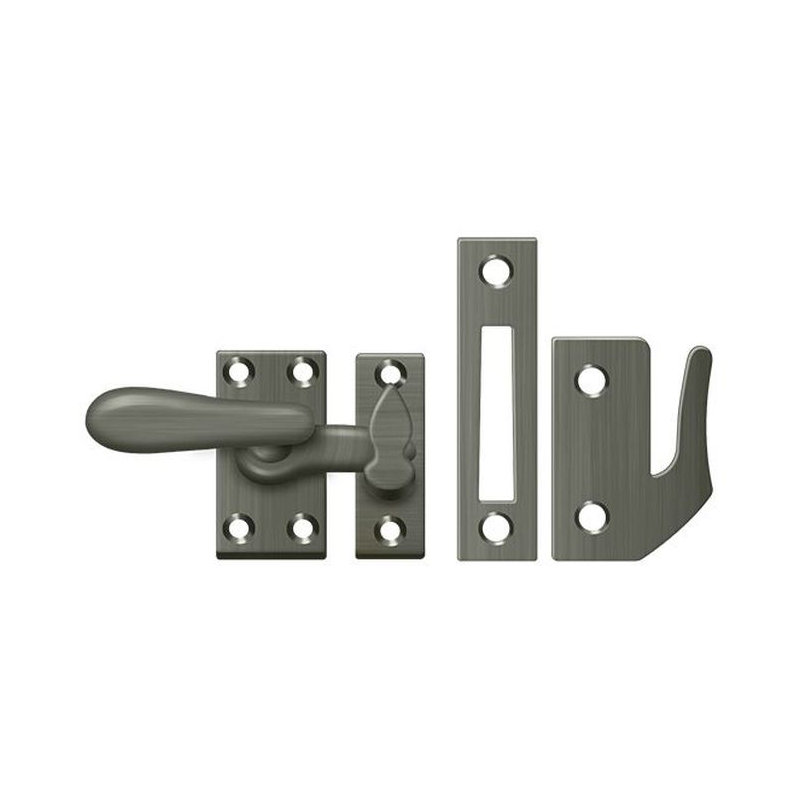 Hardware, 1.3" H x 1.5 W x 0.5" D, Antique Nickel