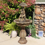 Hornsby Weather Resistant Floor Fountain with Light