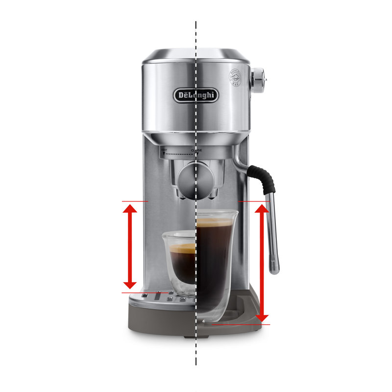 Espresso Machine Cold Brew Maker with Milk Frother, Stainless