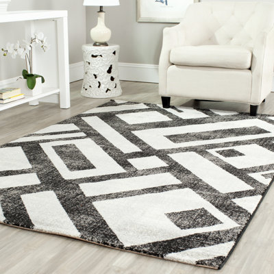 Tapis noir / gris Asumi