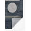 Tapis bleu en polyester tissé à la machine Gignilliat-626457530