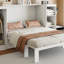 Lit escamotable simple avec tablettes de chevet
