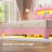 Bed with Storage Velvet Tufted Headboard Platform Bed with Bookcase Charging Station LED Lights, Pink-469578669-467771351