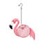 Mangeoire à graines suspendue en métal Flamingo