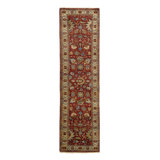 Oriental Area Rug in Rust