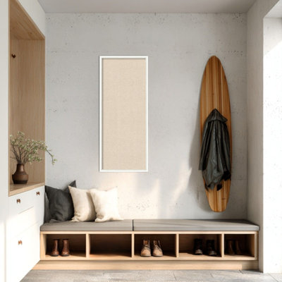 Tableau d'affichage en tissu Amanti, lin naturel par The Creative Bunch Studio