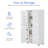 Mcculligh Medium Density Fiberboard (MDF) Linen Cabinet
