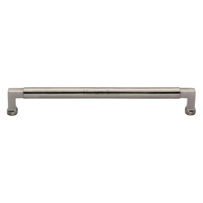 Heritage Brass Heritage Cabinet Pull Bauhaus Design, Satin Nickel, 20.3cm H x 16cm W x 21.9cm D