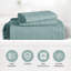 Remi All Season Breathable Jacquard Geometric Fringe Cotton-Poly Blend Bedspread Set With Shams-175361669-175196836